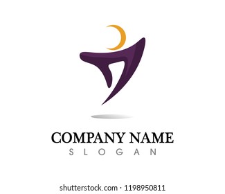 Tree leaf vector logo design, eco-friendly concept.
