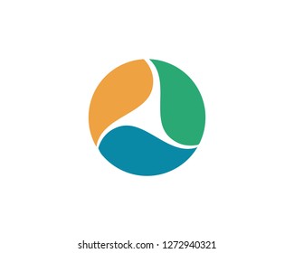 Tree leaf vector logo design, eco-friendly concept.
