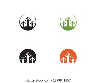 Tree leaf vector logo design, eco-friendly concept.
