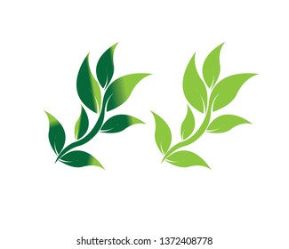 Tree Leaf vector logo design, eco-friendly concept - Vector
