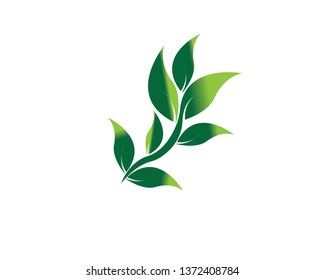 Tree Leaf vector logo design, eco-friendly concept - Vector
