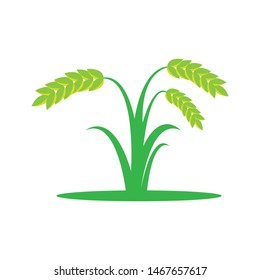 Tree leaf vector logo design, eco-friendly concept