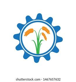 Tree leaf vector logo design, eco-friendly concept
