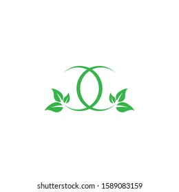 Tree leaf vector logo design, eco-friendly concept
