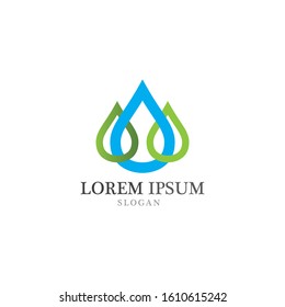 Tree leaf vector logo design eco friendly concept