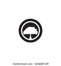 Tree leaf vector logo design, eco-friendly concept