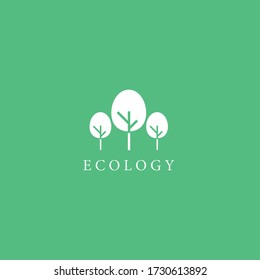 Tree leaf vector logo design, eco-friendly concept