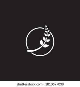 Tree leaf vector logo design, eco-friendly concept