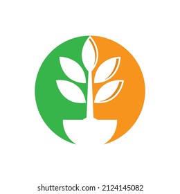 Tree leaf vector logo design