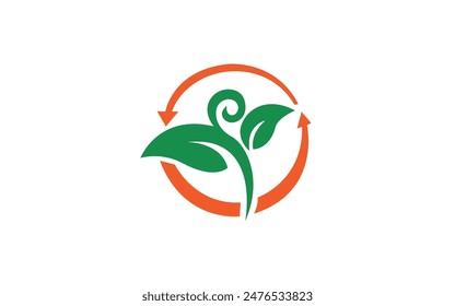 Tree leaf vector logo design NATURE plant logo for nature logo and vector design icon Free Vector