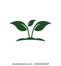 Tree leaf vector logo design  eco-friendly concept