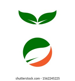 Tree leaf Vector Logo Design,Eco Friendly concep