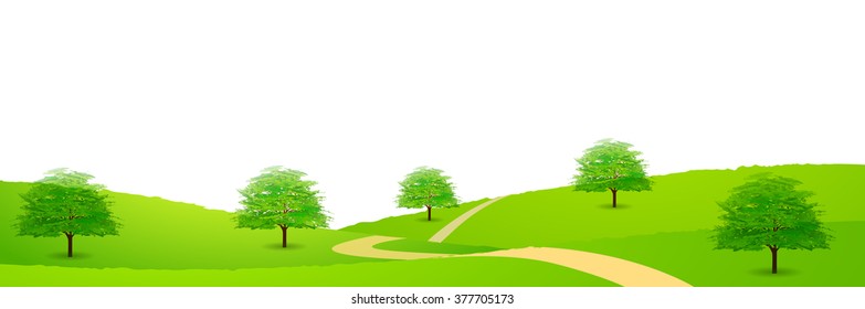 Tree leaves fresh green background