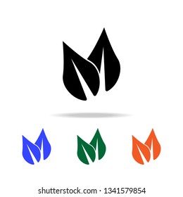 tree leaves icon. Elements of simple web icon in multi color. Premium quality graphic design icon. Simple icon for websites, web design, mobile app, info graphics