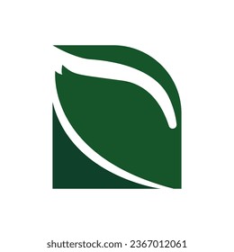 tree leaves icon on a white background, vector illustration