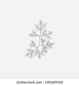 tree leaves icon sign signifier vector