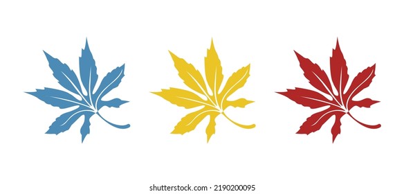 tree leaves icon, vector illustration