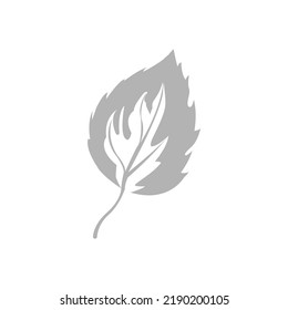 tree leaves icon, vector illustration