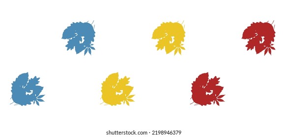 Baum-Blätter-Symbol, Vektorgrafik