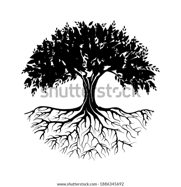 Tree Leaves Icons Vector Illustration Stock Vector (Royalty Free ...