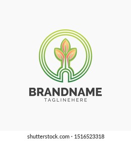 Tree, leaves, nature, organic icon and logo in vector.