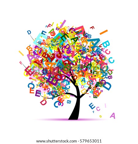 tree letter concept english
