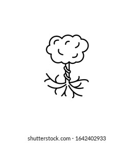 Tree of life, Christianity icon. Simple line, outline vector religion icons for ui and ux, website or mobile application