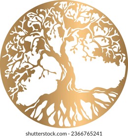 Tree of life collection, Wall Art, Wall Decorة  Files for Laser Cutting CNC Engraving Clipart