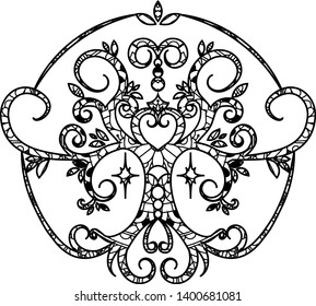 Tree of Life design is perfect for greeting cards, cutting machines, business cards, for florist, make-up artists, cosmetician, nail art technician, web design, patterns, crafts, blog, posters, etc