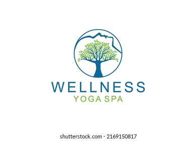 Tree Life Face Logo Wellness Spa Stock Vector (Royalty Free) 2169150817 ...