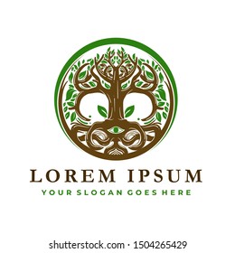Tree of life logo concept
