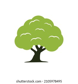 Tree life logo design illustration