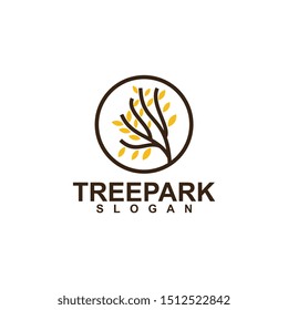 Tree of life logo design inspiration isolated, vector