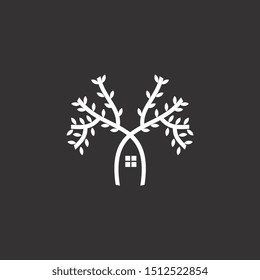 Tree of life logo design inspiration isolated, vector