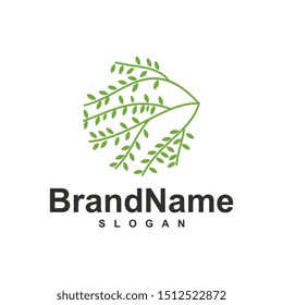 Tree of life logo design inspiration isolated, vector