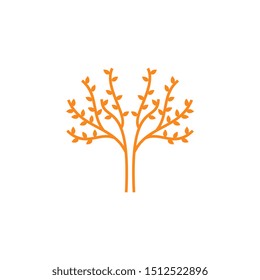 Tree of life logo design inspiration isolated, vector