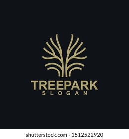 Tree of life logo design inspiration isolated, vector