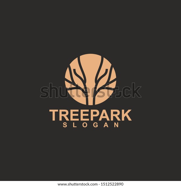 Tree Of Life Logo Design Inspiration Isolated Vector