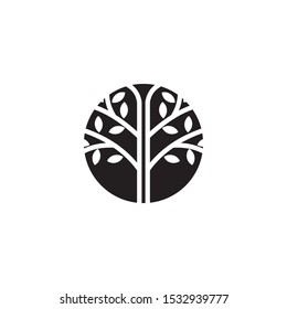 tree of life logo design vector template