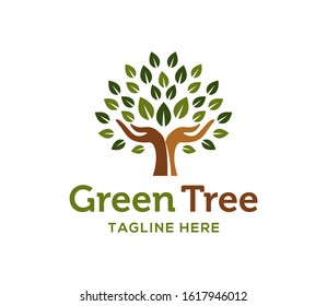 Tree Life Logo Design Vector Inspiration