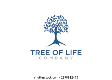 Tree of life nature healing logo design non profit organization leaves education symbol