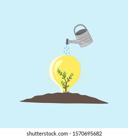 Tree is life, Preserve and protect trees for bright and pleasant world, Earth day and Growth concept.