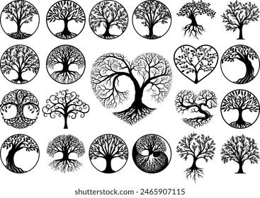 Tree of Life Root Vector