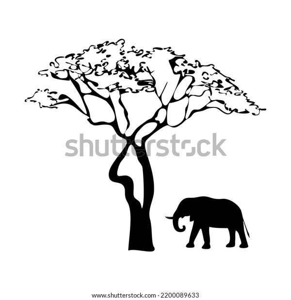 Tree Life Vector Illustration Stock Vector Royalty Free 2200089633 Shutterstock 3273