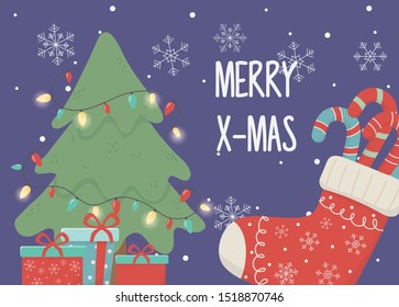 tree lights celebration happy christmas