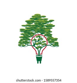 Tree lights are a solution to fertile growth ideas, very suitable for technology symbols or logos