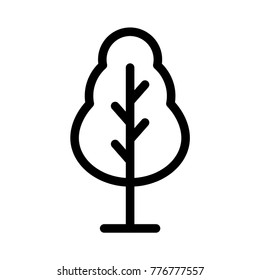  tree Line icon
