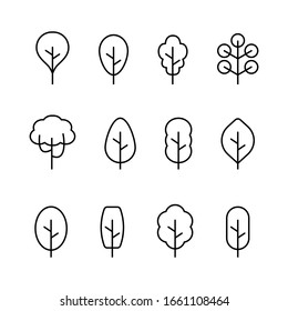 Tree Icon Stock Vector (Royalty Free) 224490946