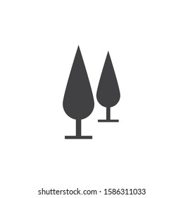 Tree line icon Vector Illustration design Logo template