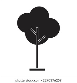 tree line new vector icon